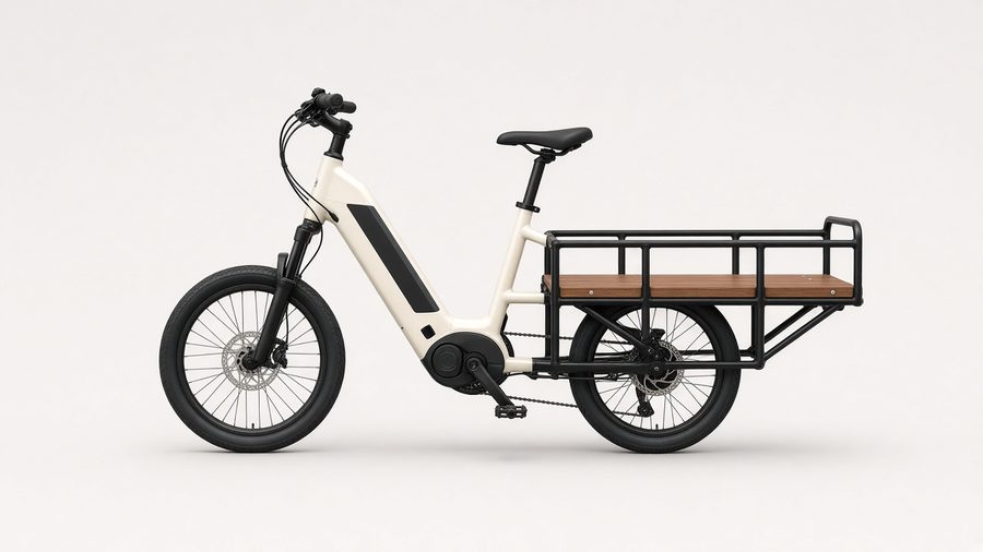 Cargo e-bike available to rent from Ridgeline E-Bikes in Prague