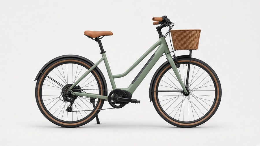 City e-bike available to rent from Ridgeline E-Bikes in Prague